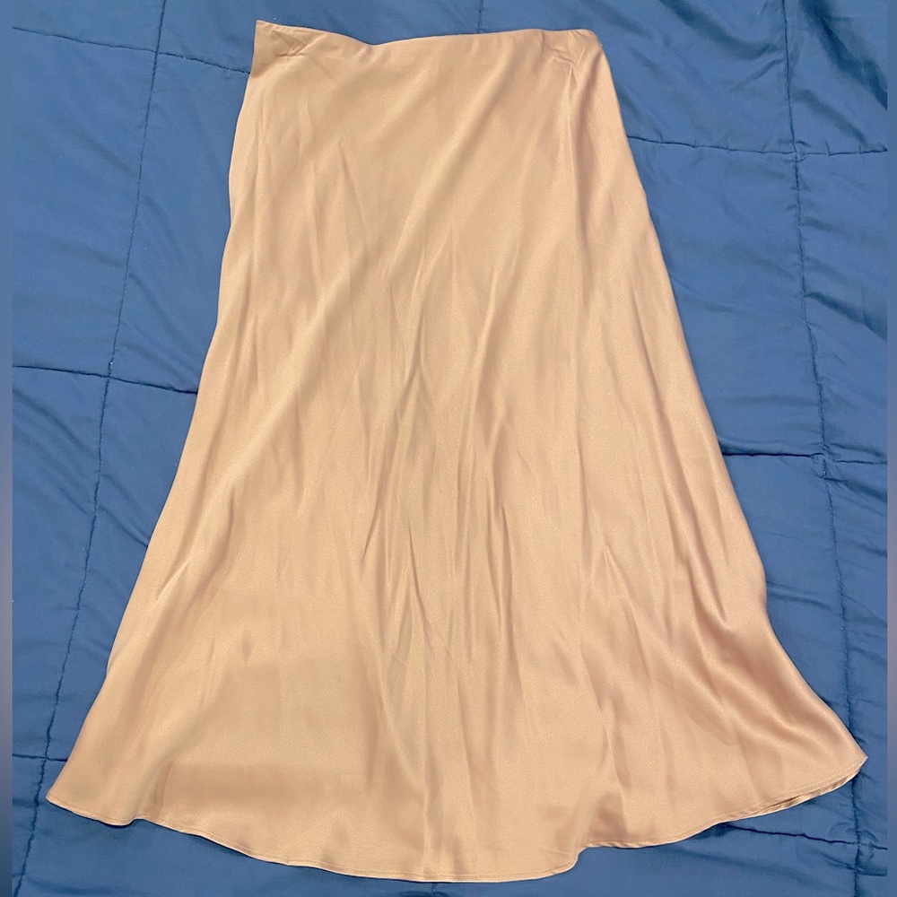 Satin Skirt.